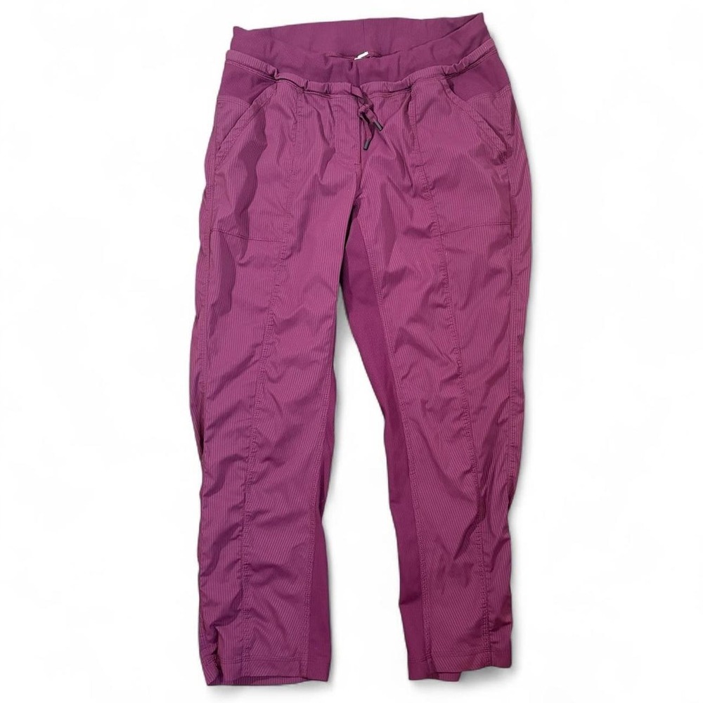 Lululemon Size 10 Plum Dance Studio Pants Baggy Low Rise Yoga